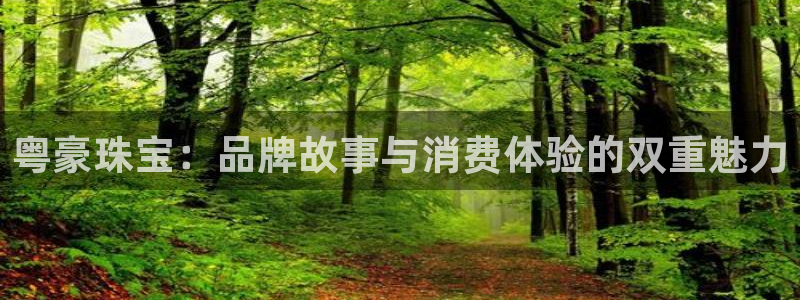 腾耀娱乐众推99840：粤豪珠宝：品牌故事与消费体验的双重魅